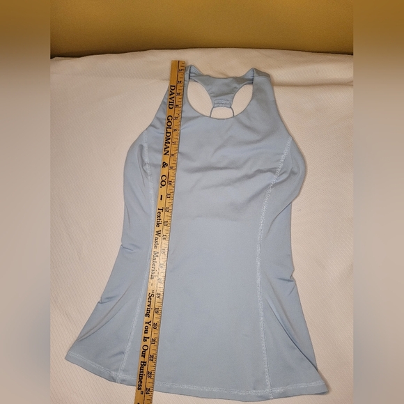 FP Movement Free People Movement Smooth it Out Light Blue Tank Top sz M - Picture 8 of 10